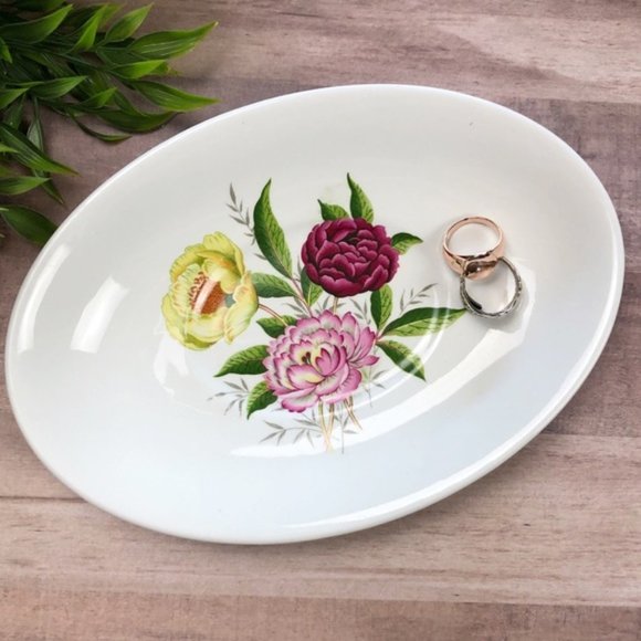 Vintage Other - Vtg Alfred Meakin Trinket Dish Glo-White Ironstone